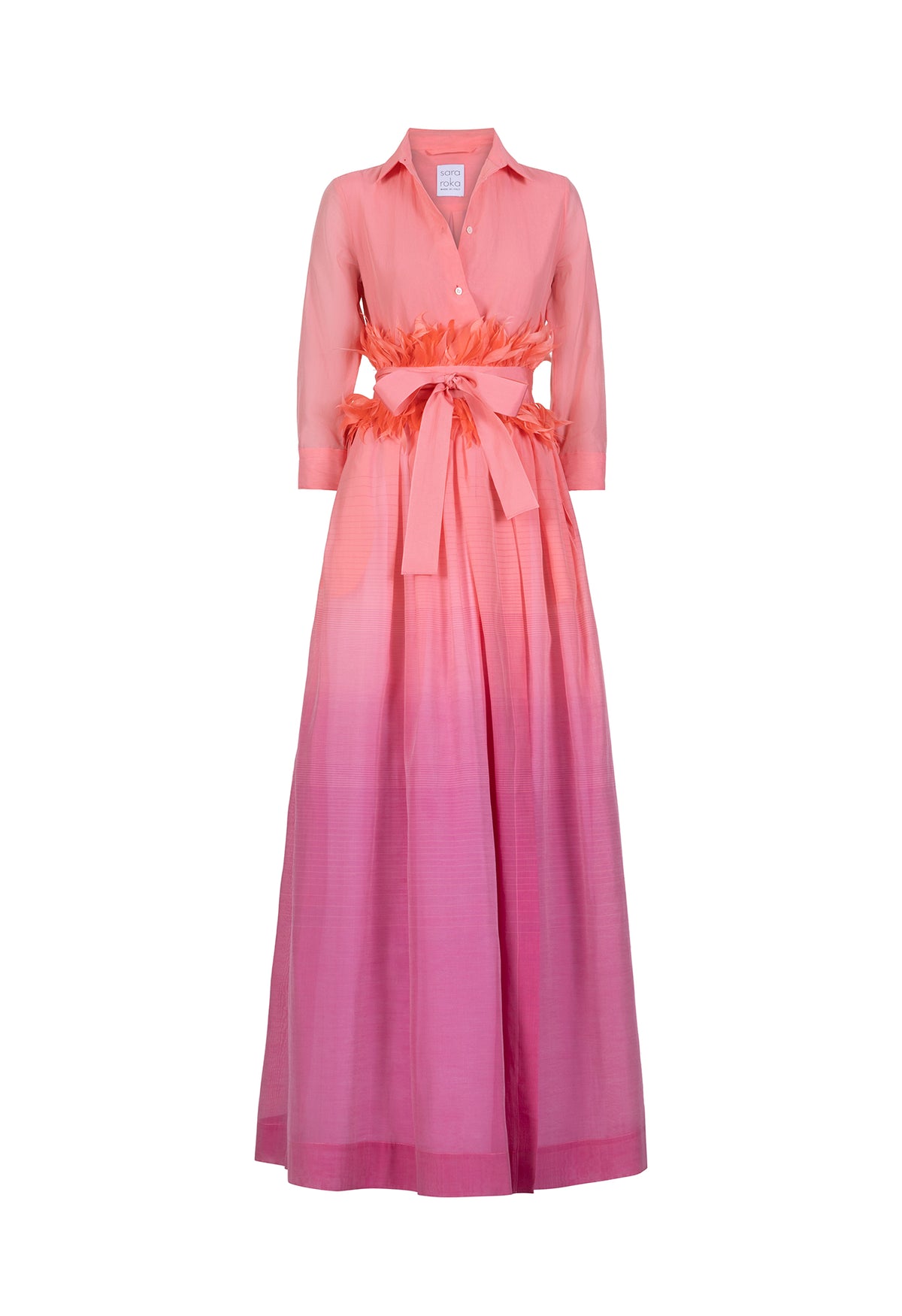 Sara Roka Elena Long Floor Length Dress