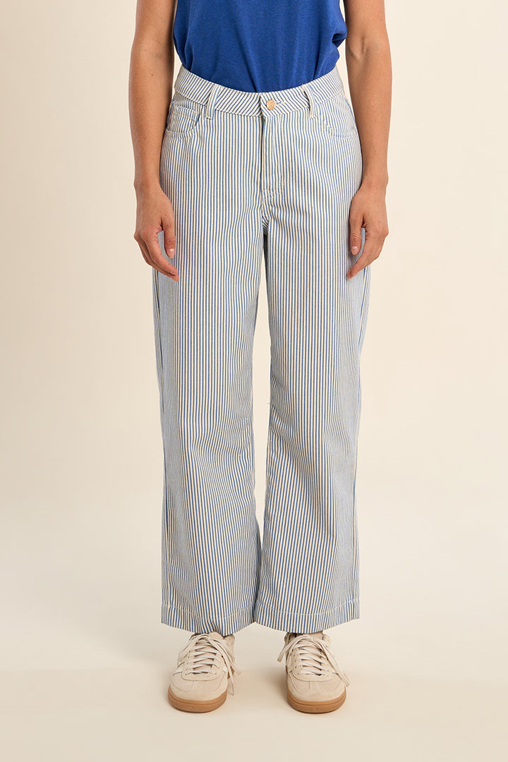 Molly Bracken Light Blue Striped Jeans
