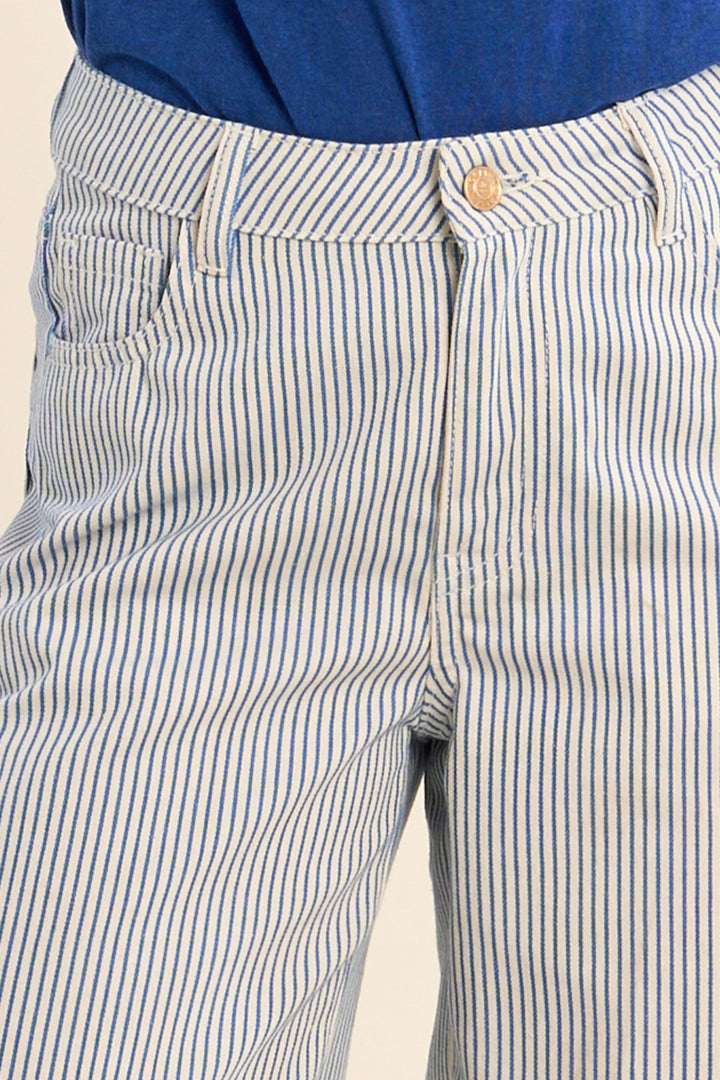 Molly Bracken Light Blue Striped Jeans