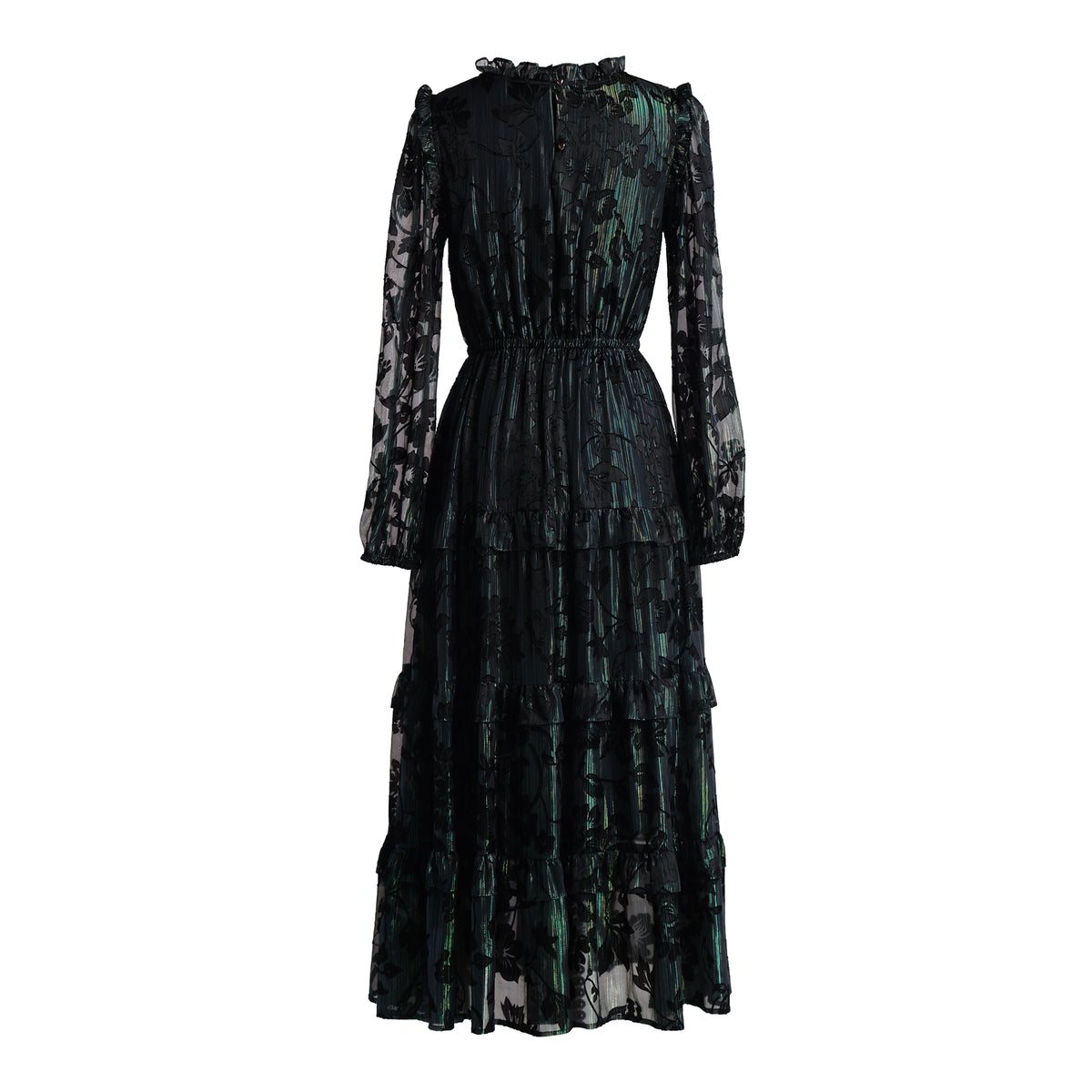 Emily Lovelock Maxine Lurex Jacquard Dress
