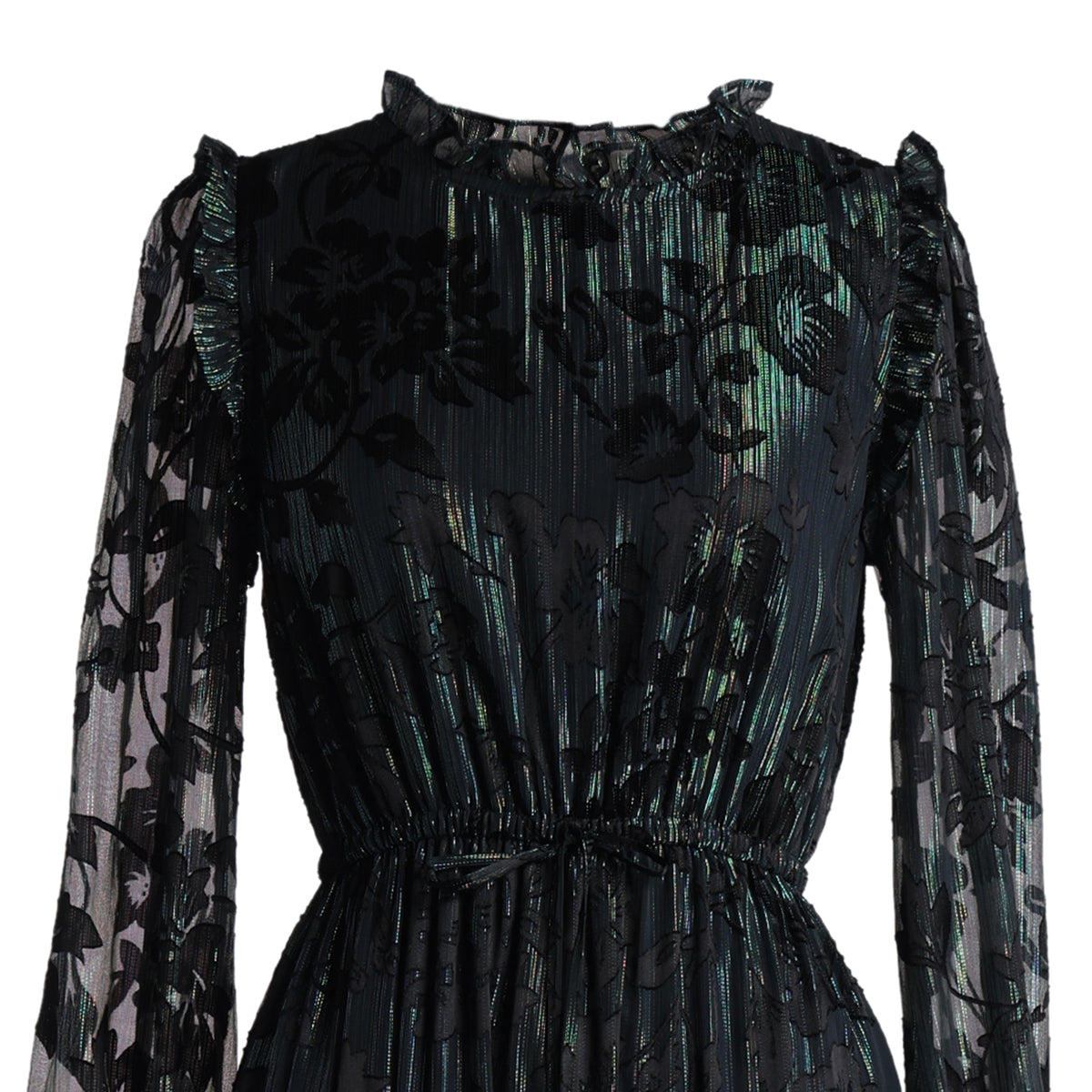 Emily Lovelock Maxine Lurex Jacquard Dress