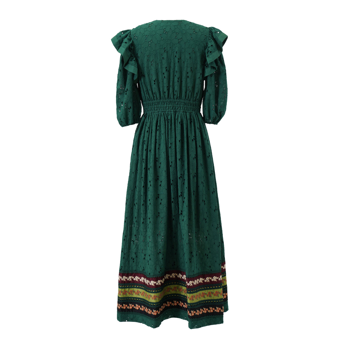 Emily Lovelock Miriam Pine Neede Broderie Anglaise Dress