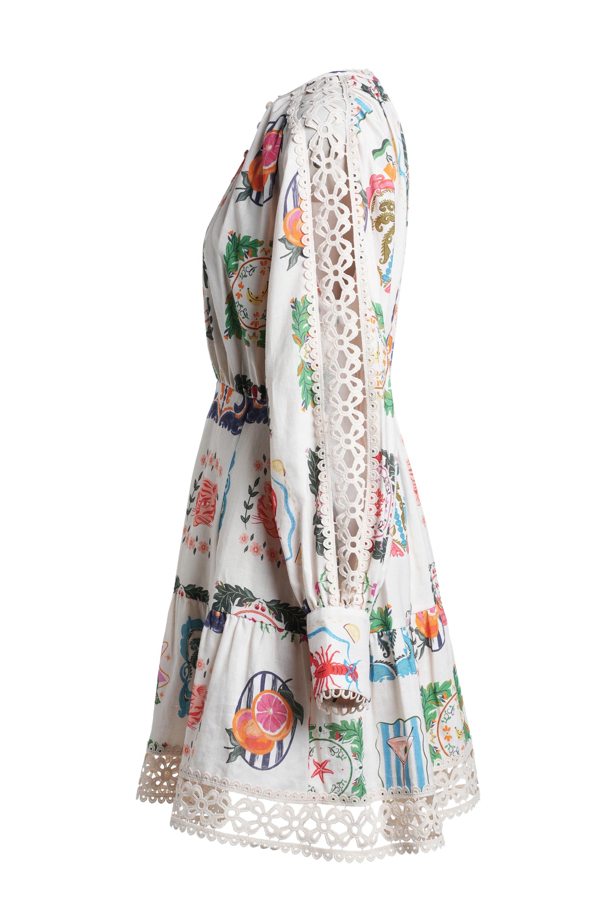 Emily Lovelock Elora Chalk Dress