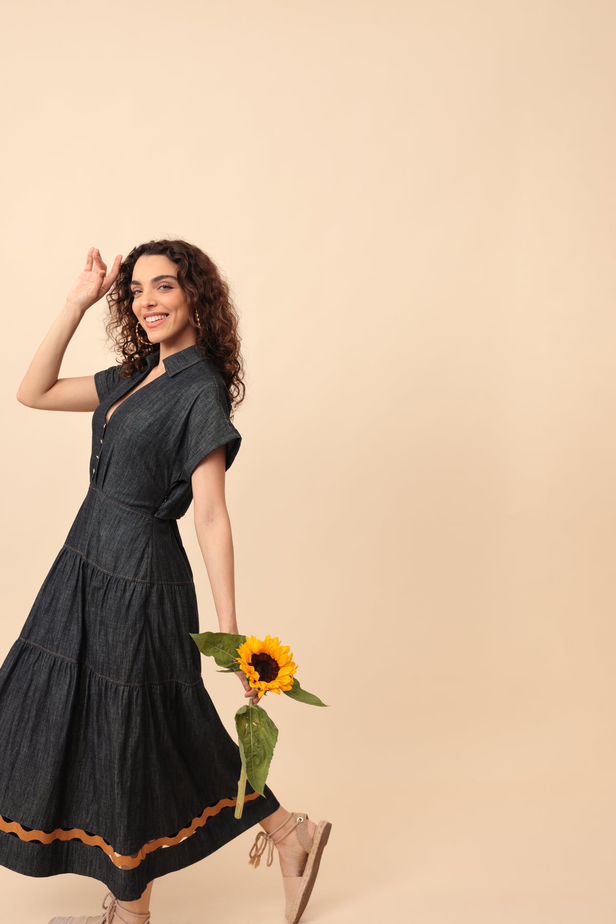 Emily Lovelock Giana Blue Dress