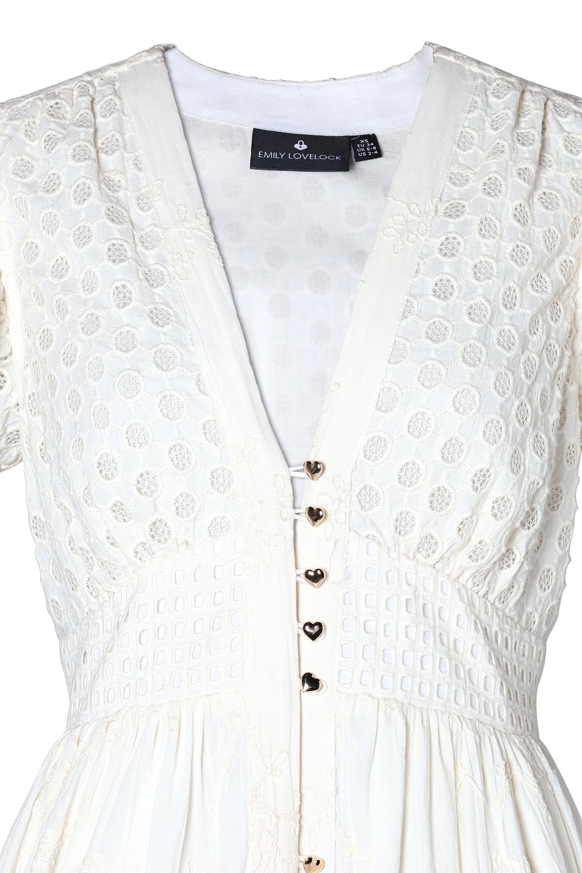 Emily Lovelock Madeline Ivory Dress