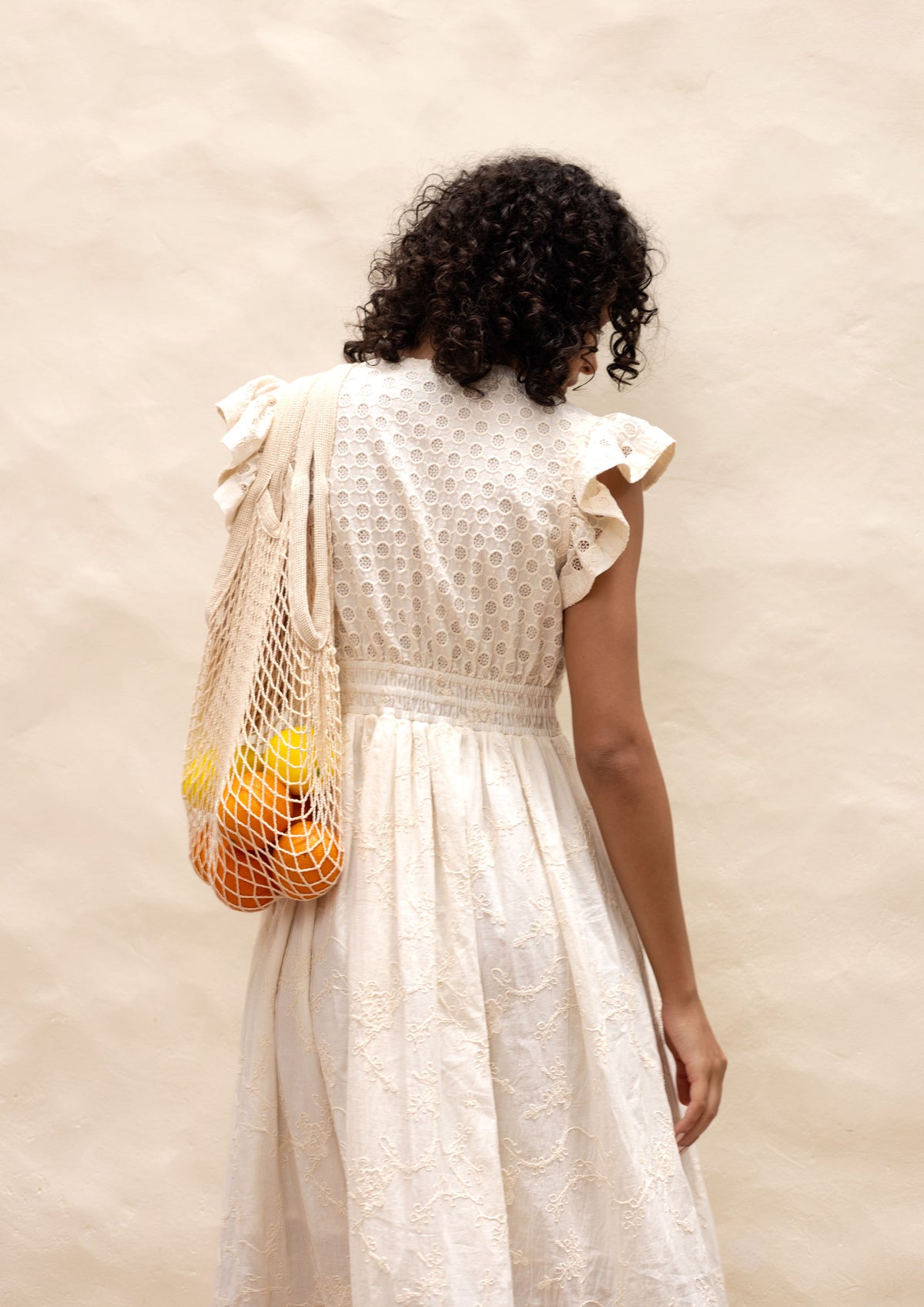 Emily Lovelock Madeline Ivory Dress