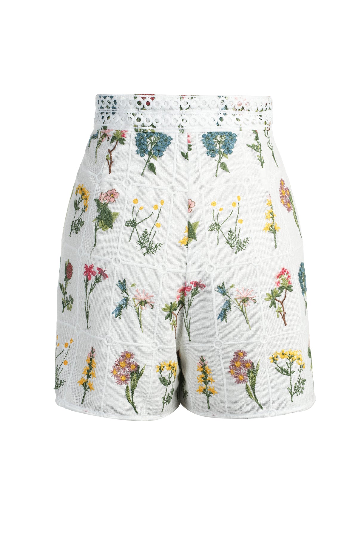 Emily Lovelock Nova White Shorts