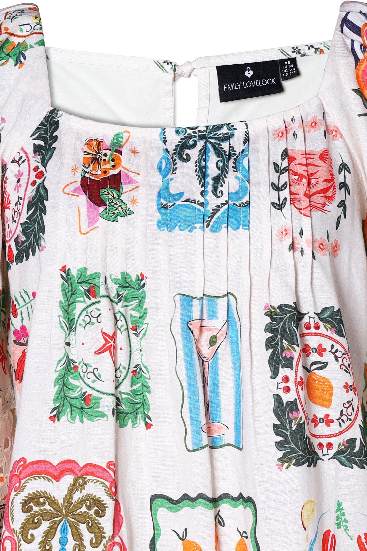 Emily Lovelock Rosie Chalk Blouse