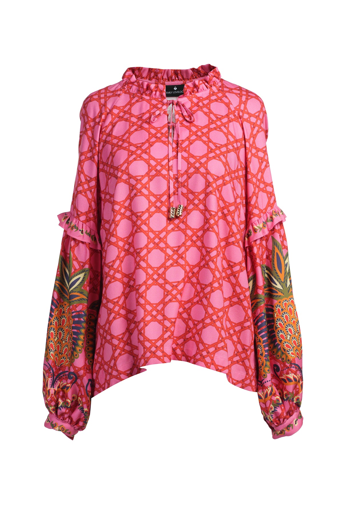 Emily Lovelock Emma Pink Blouse