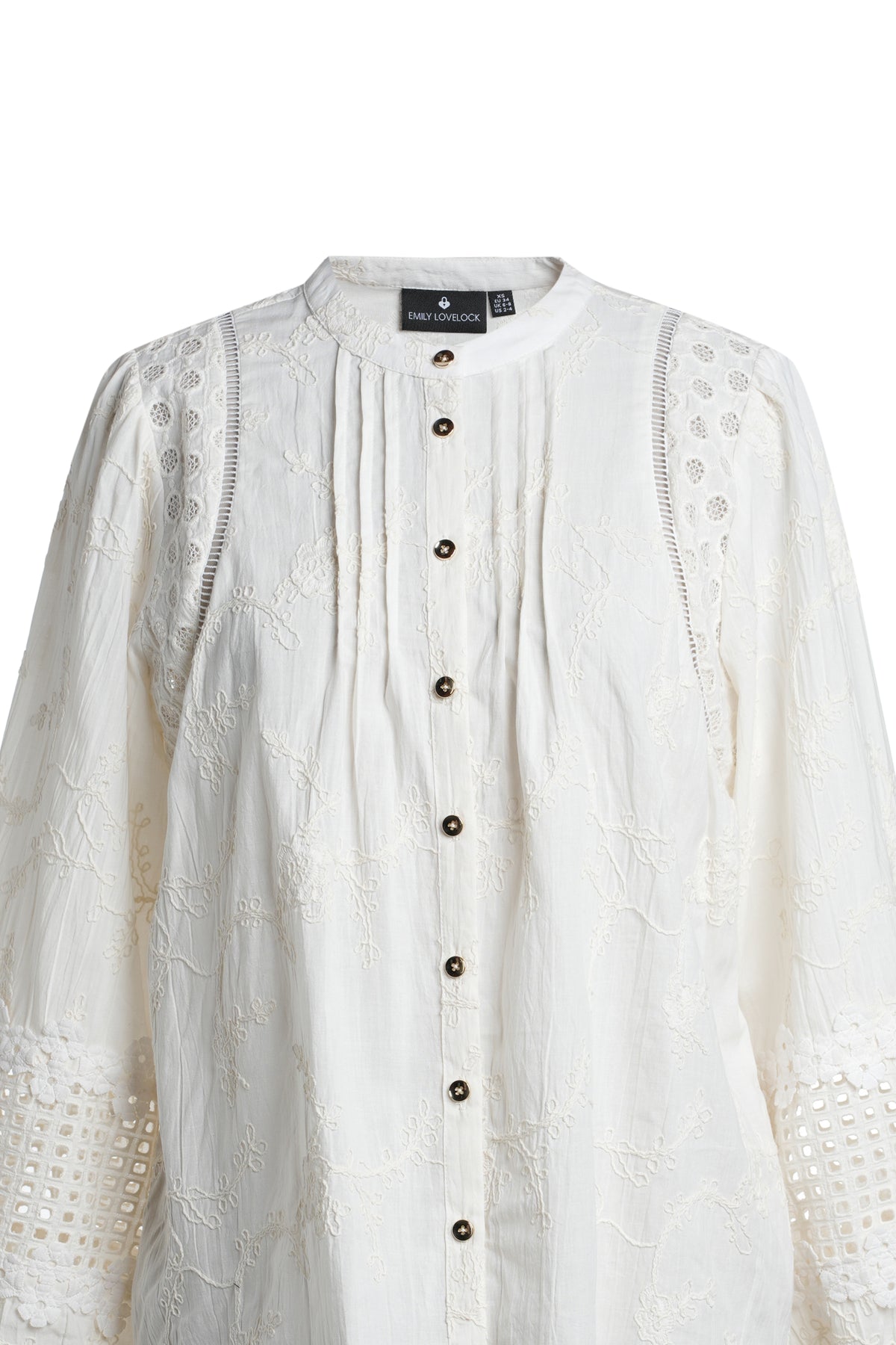 Emily Lovelock Martha Ivory Blouse