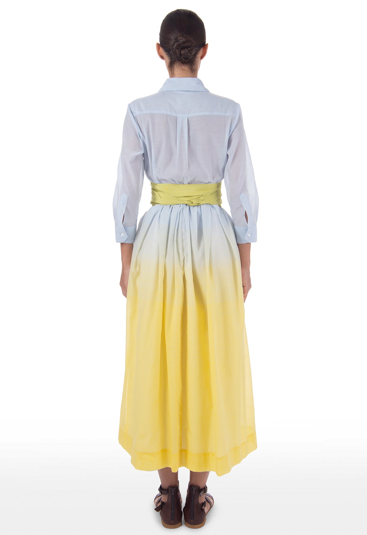 Sara Roka Edna 90 Midi Dress/Lemon Shirt Dress
