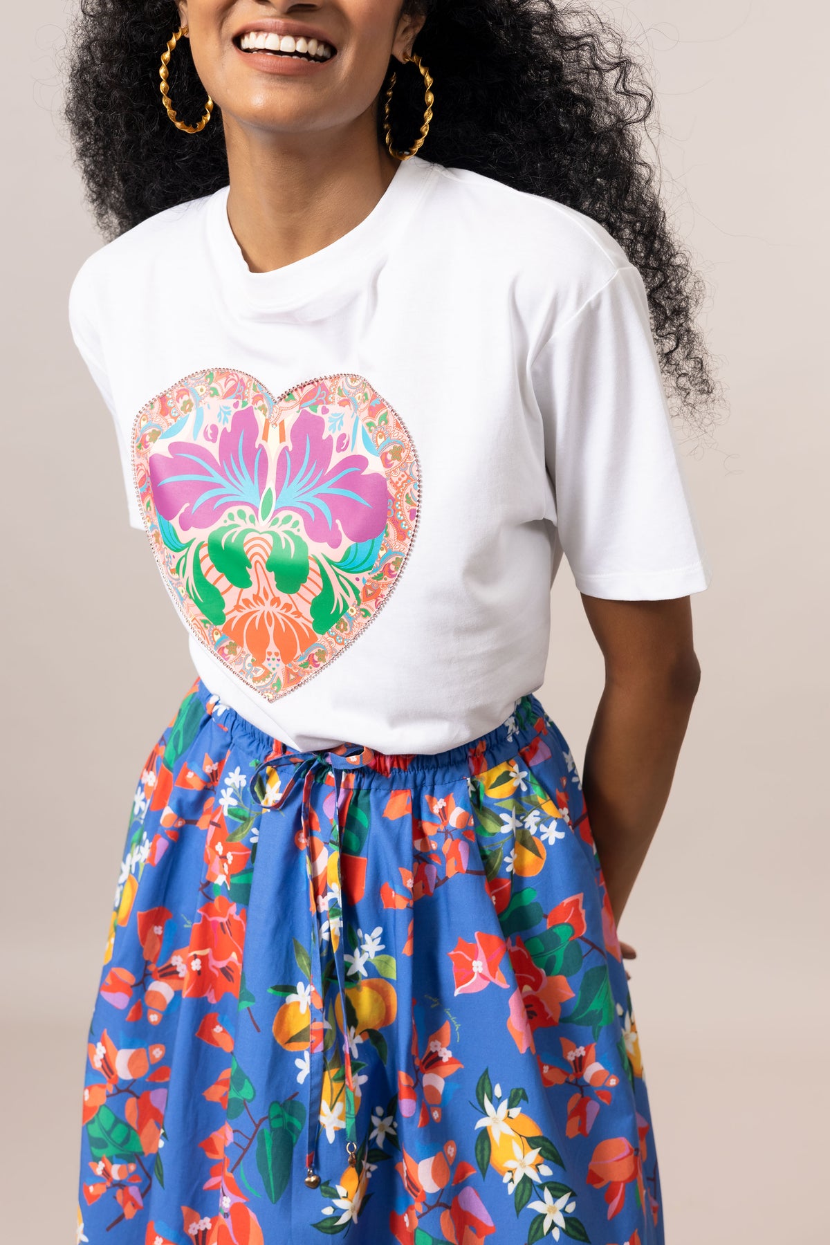 Emily Lovelock Better Cotton Initiative Cathy White Tshirt