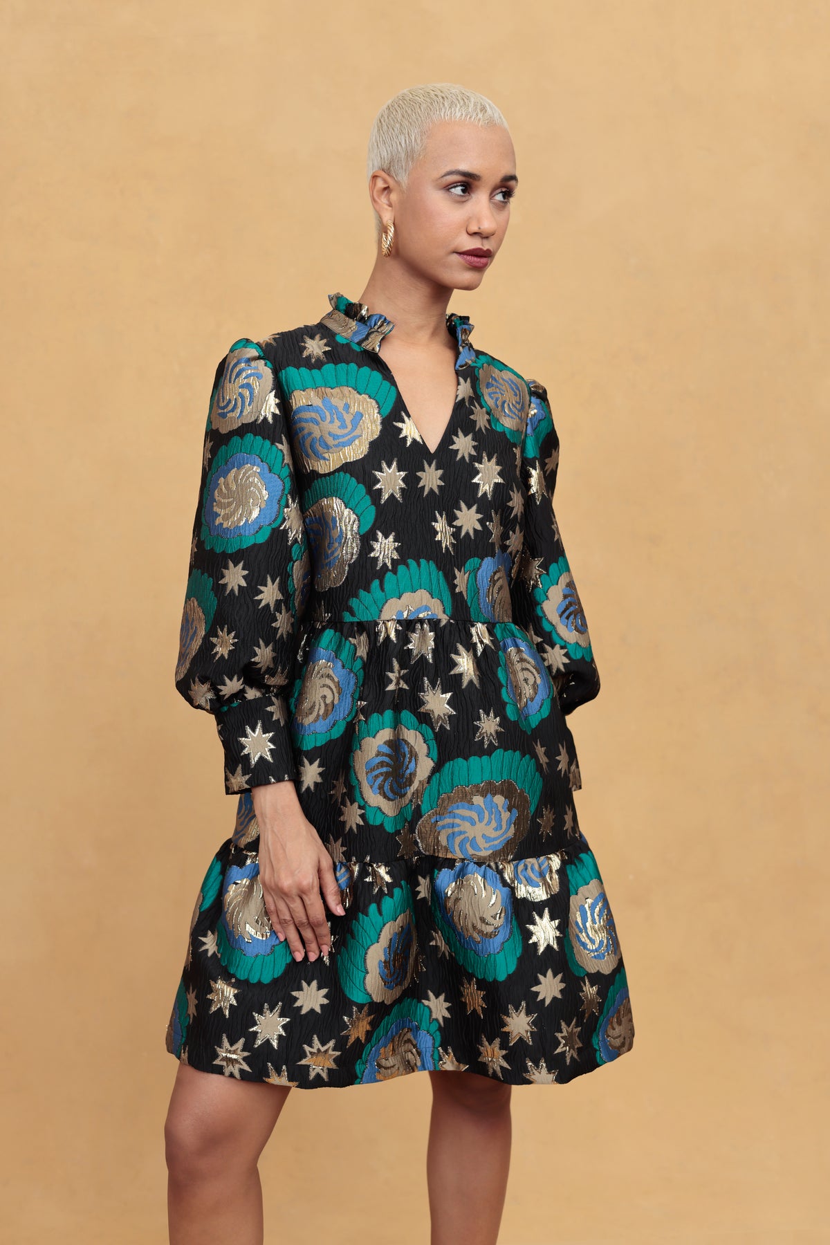 Emily Lovelock Stella Jacquard Dress