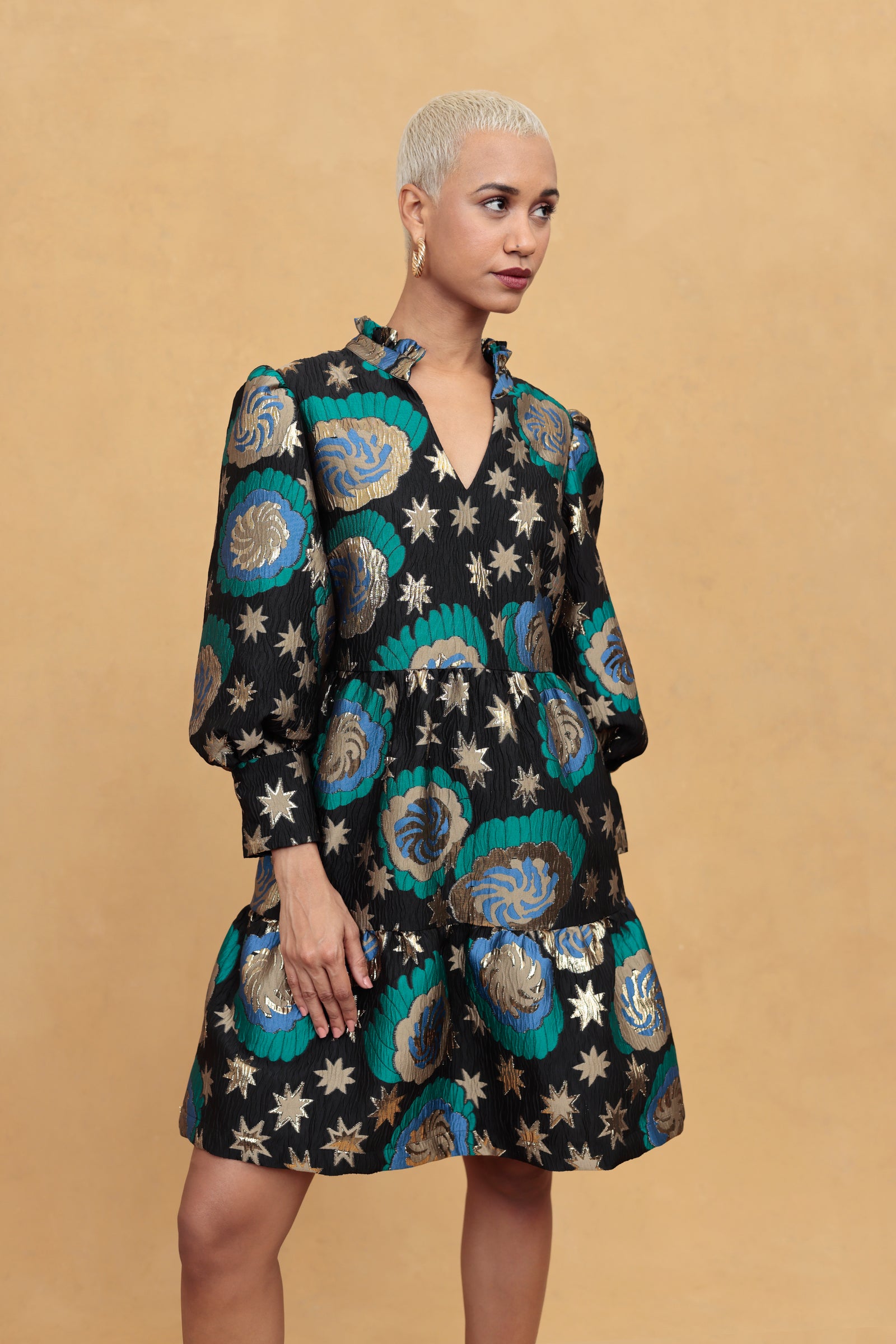 Emily Lovelock Stella Jacquard Dress