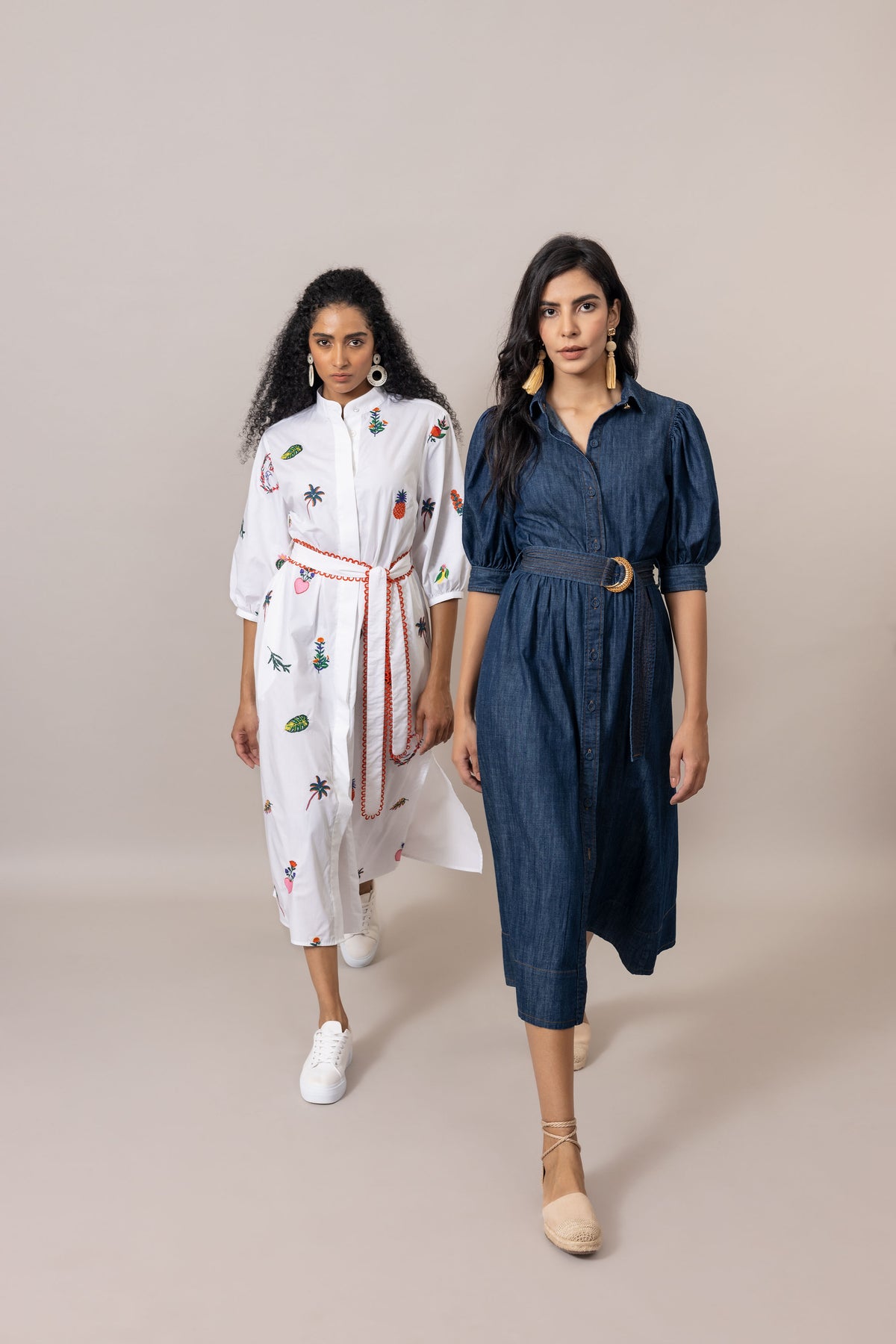 Emily Lovelock Veronica Blue Denim Dress