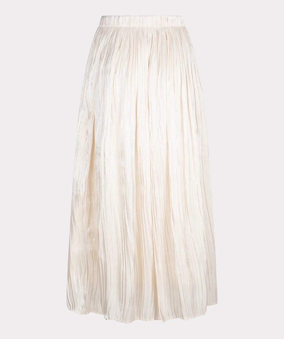 Esqualo Champagne Crinkly Skirt