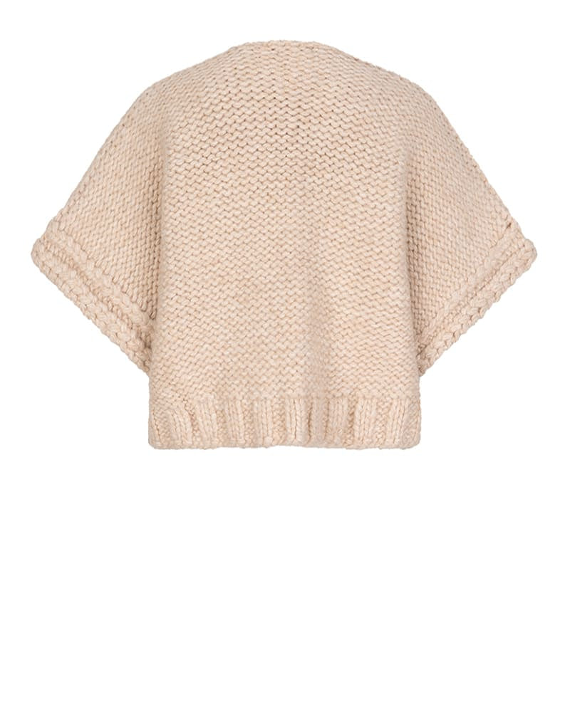 Esqualo Chunky Knit Cream Cardigan