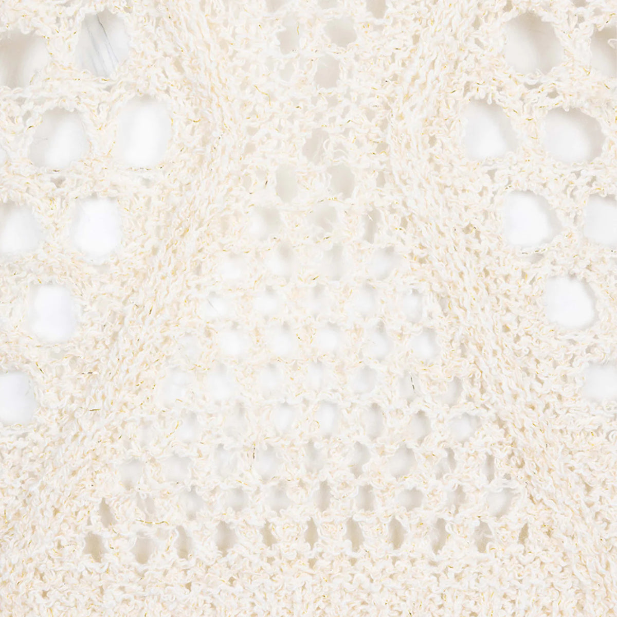 Esqualo Ivory Ajour Lightweight Knitted Sweater