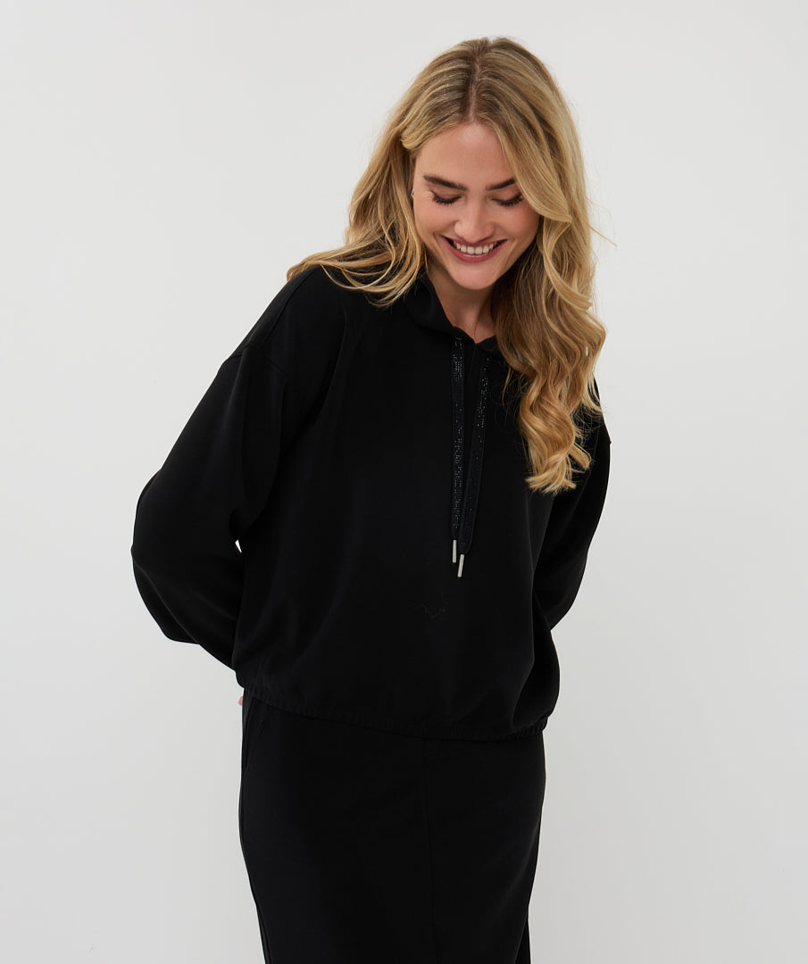 Esqualo Black Hoodie