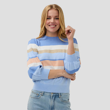 Esqualo Blue Striped Sweater