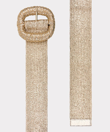 Esqualo Gold/Champagne Straw Belt