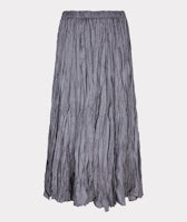 Esqualo Grey Crinkle Skirt