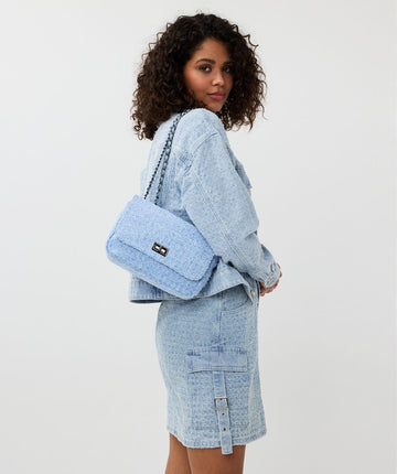 Esqualo Light Blue Denim Bag