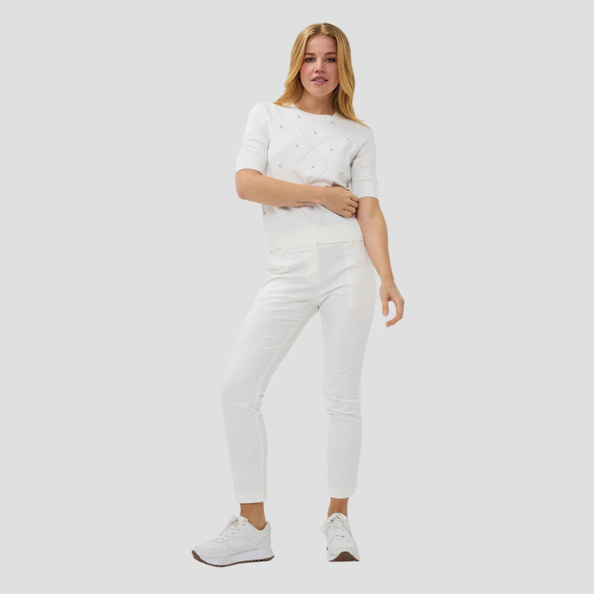 Esqualo Off White Chinos