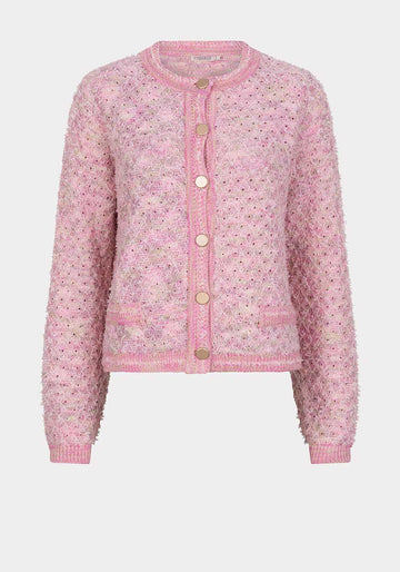 Esqualo Rose Cardigan Fancy Knit