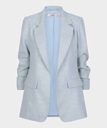 Esqualo Sky Blue Linen Look Blazer