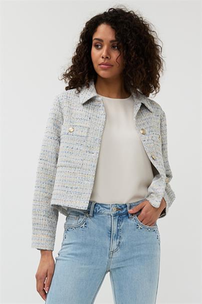 Esqualo Tweed Blue Blazer