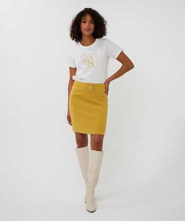 Esqualo White Curly T-shirt