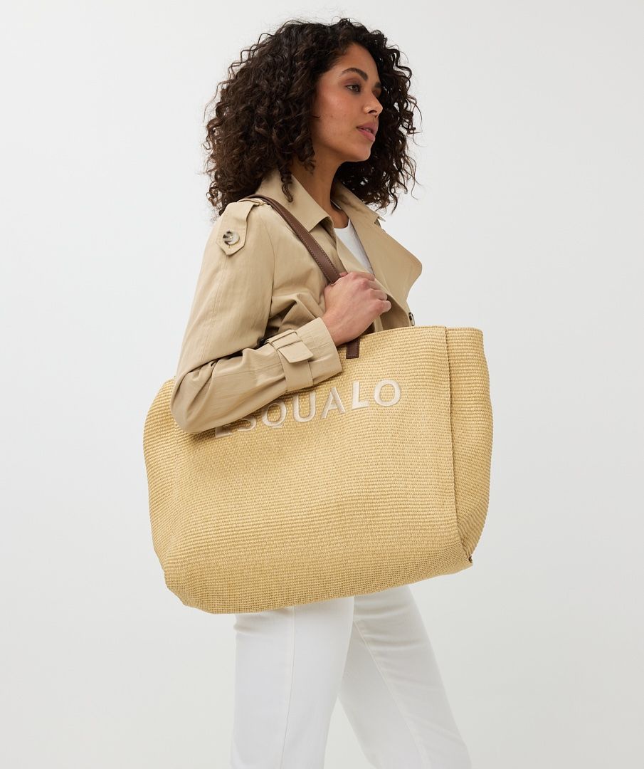 Esqualo Yellow Embroidery &quot;Esqualo&quot; Bag