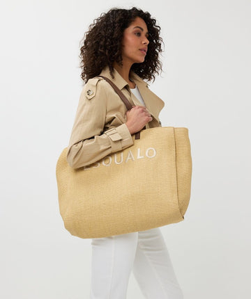 Esqualo Yellow Embroidery "Esqualo" Bag