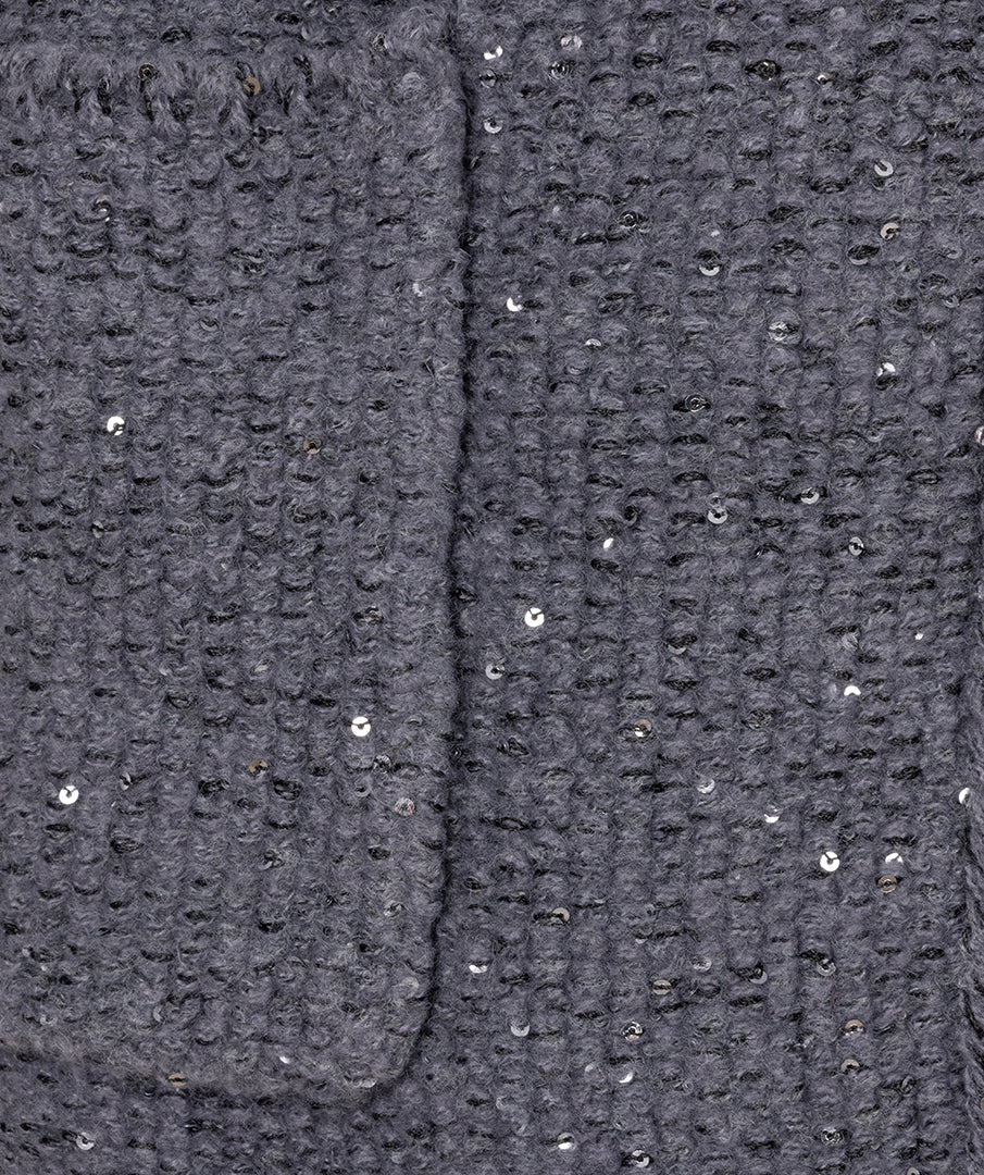 Esqualo Melange Grey Cardigan