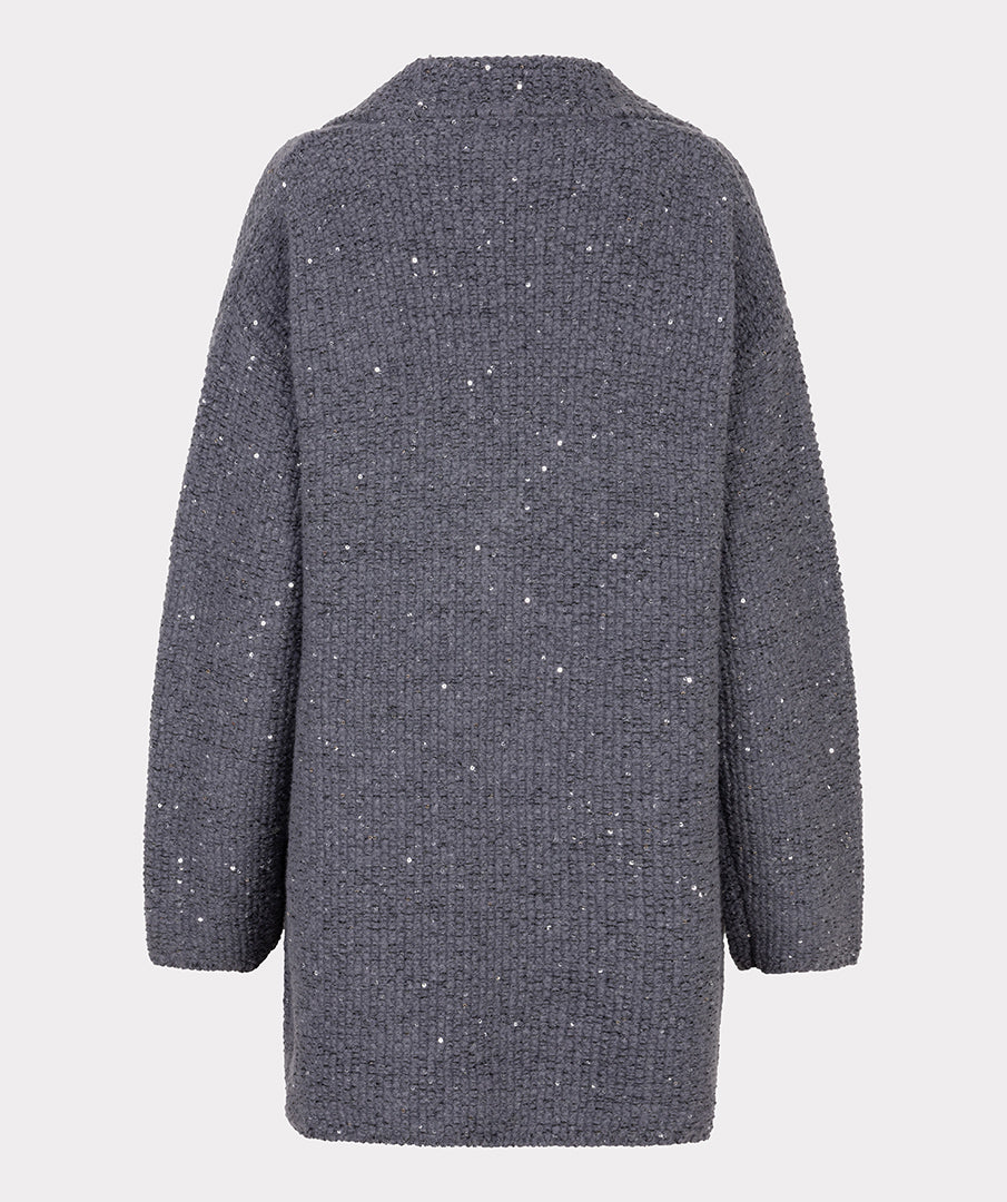 Esqualo Melange Grey Cardigan