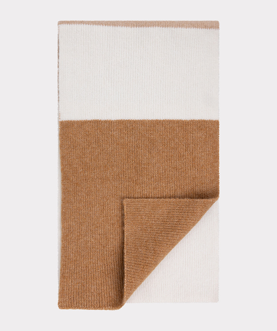 Esqualo Sand Colour Block Scarf