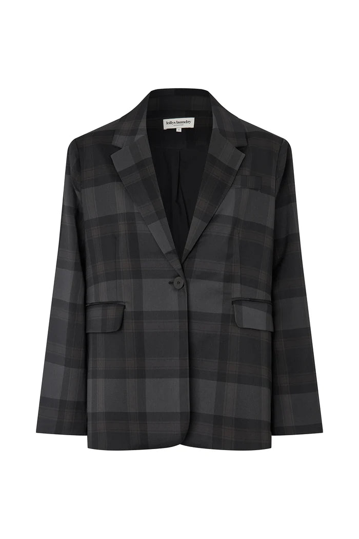 Lollys Laundry Dark Grey Fay Blazer