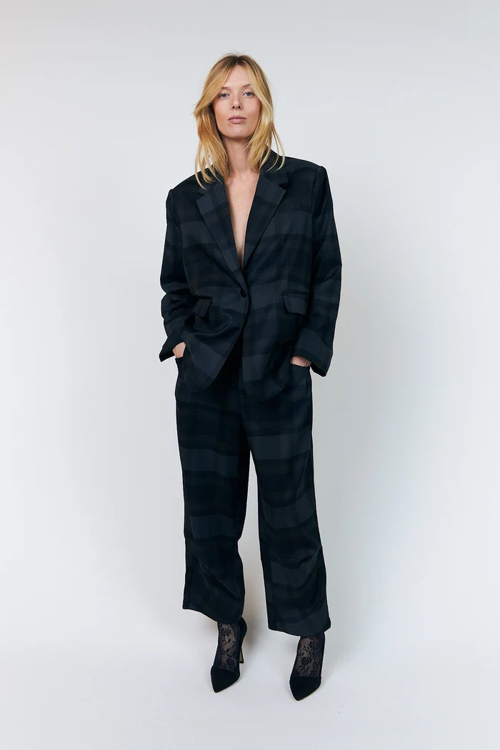Lollys Laundry Dark Grey Fay Blazer