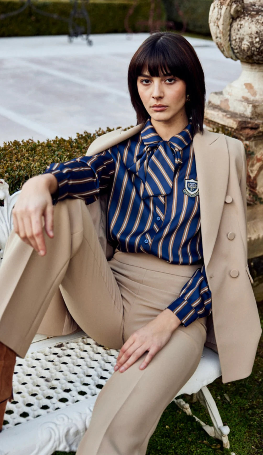 FlyGirl Pia Blu/Moro Shirt