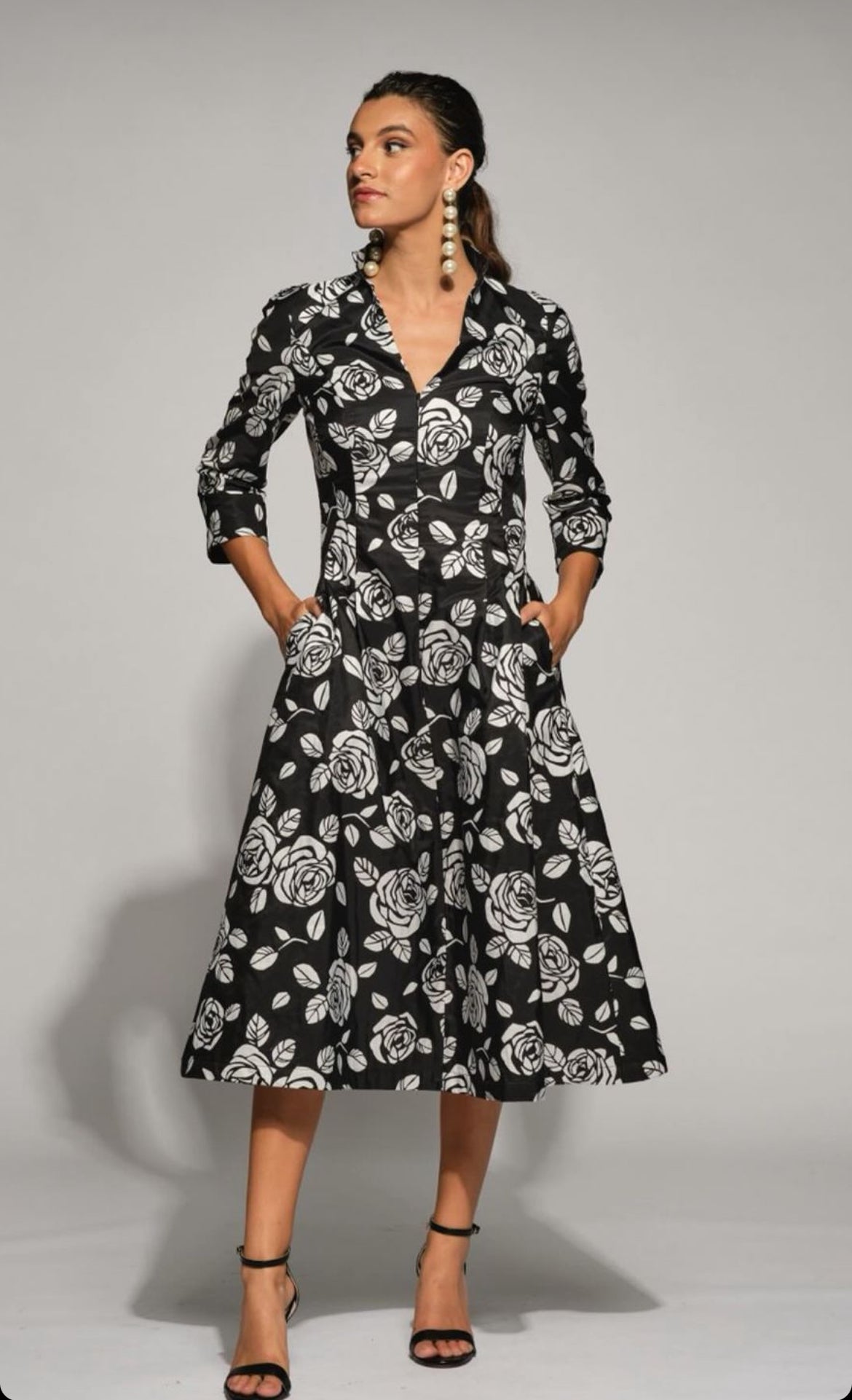 Moskada Black &amp; White Alicia Dress