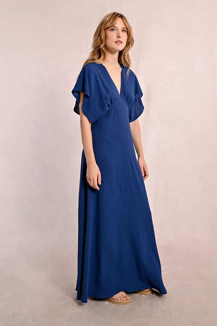 Molly Bracken Navy Blue Maxi Dress