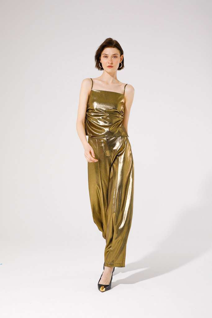 GoaGoa Metallic Bronze Trousers
