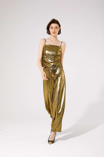 GoaGoa Metallic Bronze Trousers