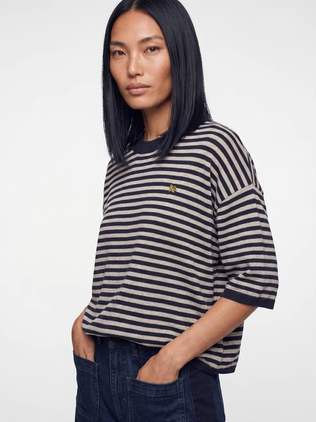 HEYANNO Baritone Blue Poetic Stripe Knit