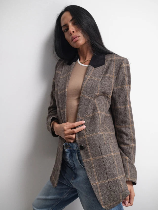 HEYANNO Brave Out Blazer-Tarmac