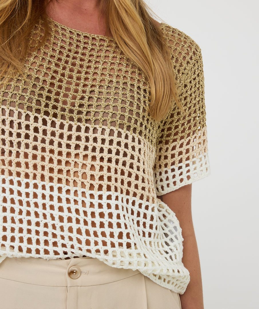 Esqualo Multi Coloured Block Relaxed Knitwear