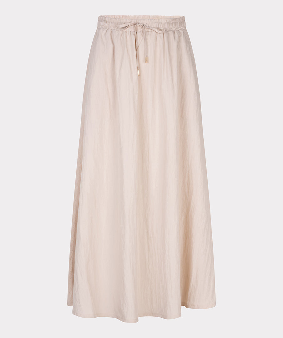 Esqualo Light Sand Drawstring Skirt
