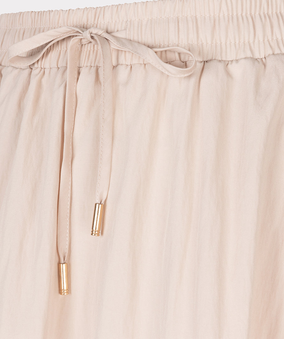 Esqualo Light Sand Drawstring Skirt