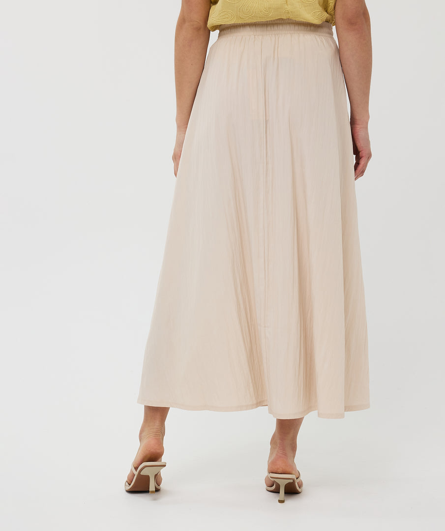 Esqualo Light Sand Drawstring Skirt